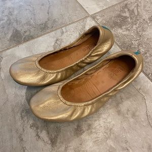 Tieks champagne ballet flats
